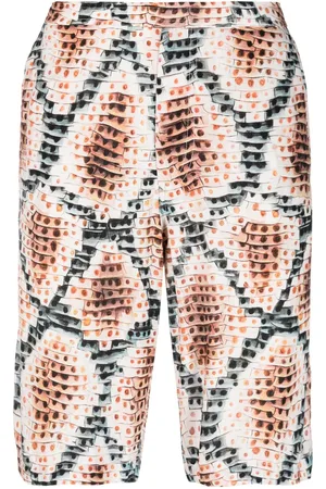Endless Joy Bermudas con estampado de piel de serpiente