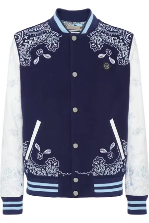 Philipp Plein Chaqueta bomber con motivo de cachemira