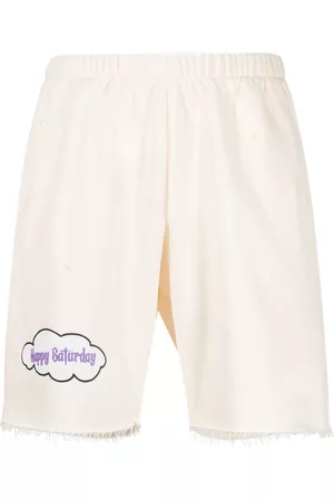 Natasha Zinko Bermudas con motivo Happy Saturday