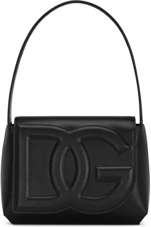 Dolce & Gabbana Bolso de hombro con logo en relieve