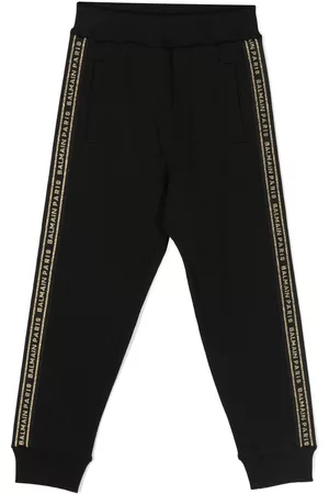 Balmain Pantalones de chándal con logo bordado