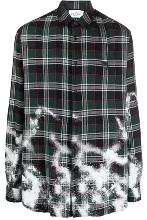 Philipp Plein Camisa Dandy a cuadros tartán