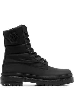 Philipp Plein Botines con logo en relieve
