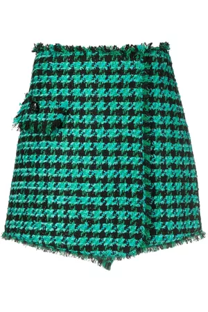 Msgm Shorts con motivo pied de poule