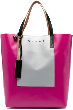 Marni Bolso shopper con logo grabado