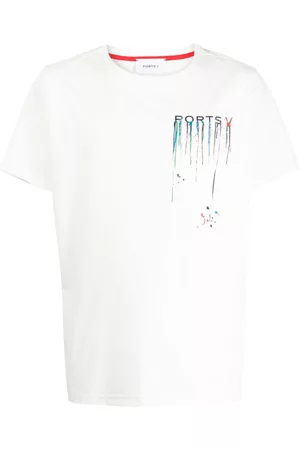 Ports V Camiseta con salpicadura de pintura