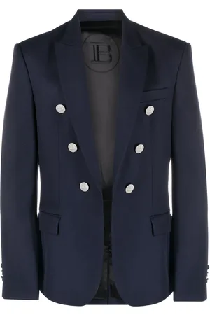 Balmain Blazer con doble botonadura en relieve