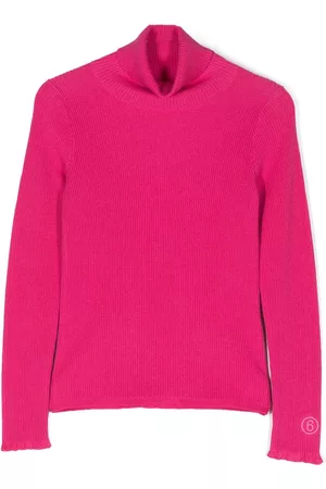 Maison Margiela Top con cuello vuelto y manga larga