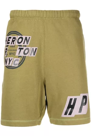 Heron Preston Pantalones cortos de chándal con logo