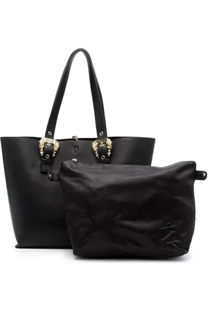 VERSACE Bolso shopper con hebilla del logo
