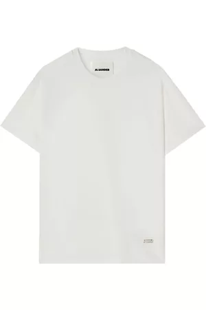 Jil Sander Camiseta con placa del logo