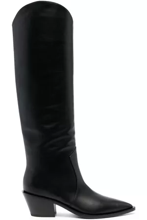Gianvito Rossi Botas altas con puntera en punta