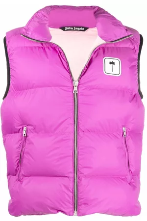 Palm Angels Chaleco acolchado con parche del logo