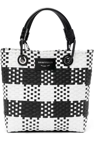 Emporio Armani Bolso shopper MyEA a cuadros