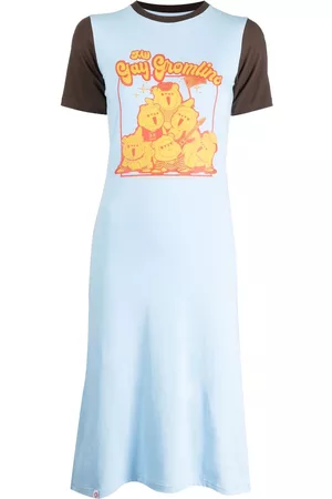 Charles Jeffrey Loverboy Vestido con estampado gráfico