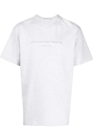 Alexander Wang Camiseta con logo en relieve