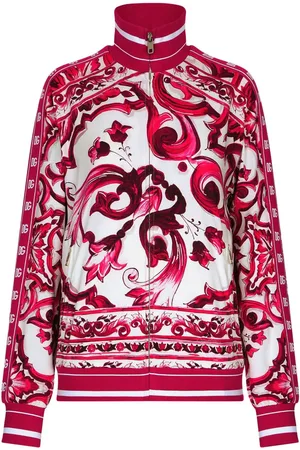 Dolce & Gabbana Chaqueta bomber con estampado Mayólica