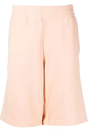 Maison Kitsuné Pantalones cortos de deporte con parche del logo