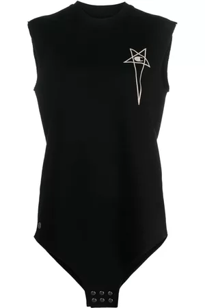 Rick Owens Top con logo bordado