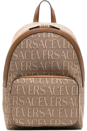 VERSACE Mochila con logo estampado