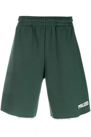 Vetements Bermudas Polizei con bordes sin rematar