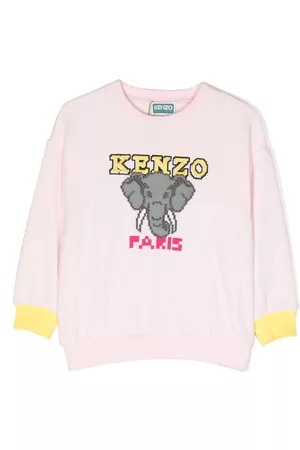 Kenzo Sudadera con logo bordado