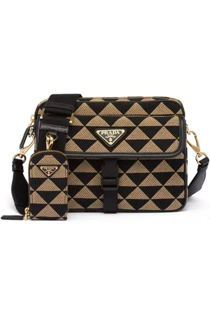 Prada Bolso de hombro Symbole bordado