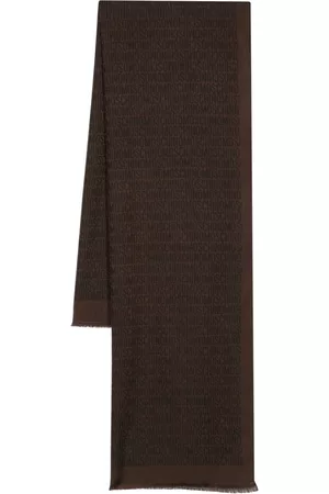 Moschino Fular con logo en jacquard