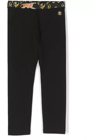 Roberto Cavalli Leggins con logo bordado