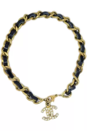 CHANEL Tobillera con charm CC 1995