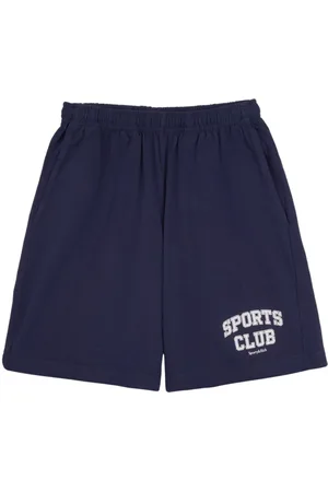 Sporty & Rich Bermudas con logo estampado