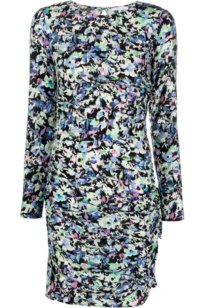 Patrizia Pepe Vestido fruncido con motivo floral