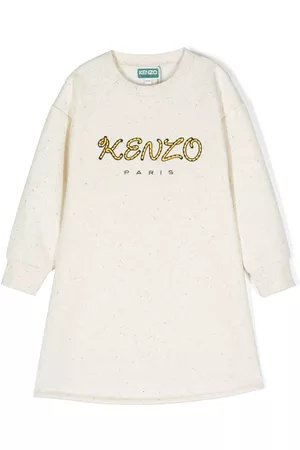 Kenzo Vestido con logo estampado