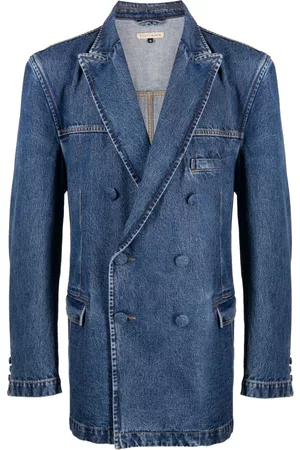 ROMEO HUNTE Blazer vaquero con doble botonadura