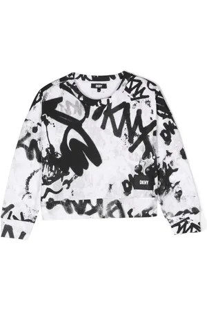 DKNY Sudadera con motivo de grafiti