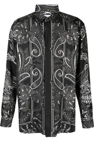 Philipp Plein Camisa Dandy con estampado de cachemira