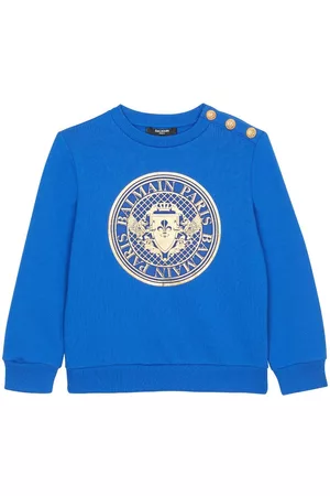 Balmain Sudadera con logo estampado