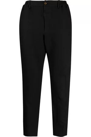 Comme des Garçons Pantalones ajustados con motivo chevron