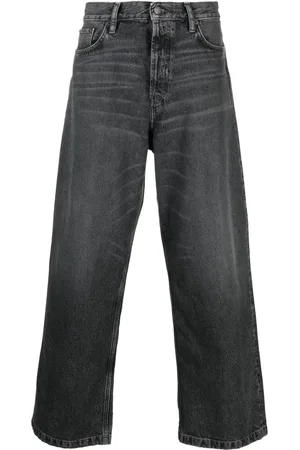 Acne Studios Vaqueros anchos de talle medio