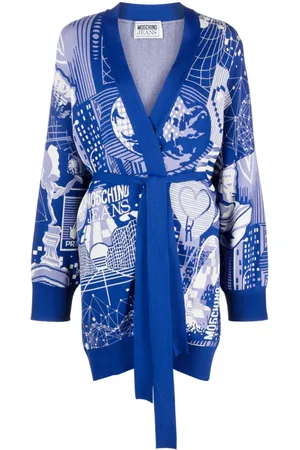 Moschino Cárdigan con motivo gráfico