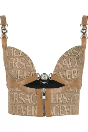 VERSACE Top Allover tipo bustier