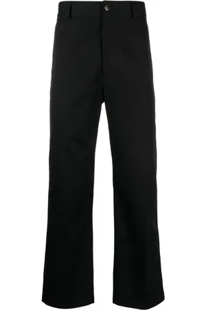 Acne Studios Pantalones rectos con cierre de botón