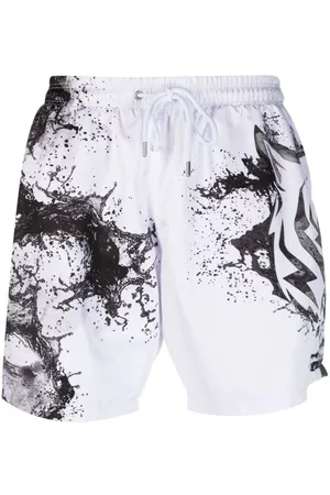 Philipp Plein Bañador con motivo gráfico