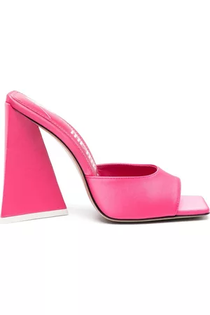 The Attico Mules con puntera cuadrada