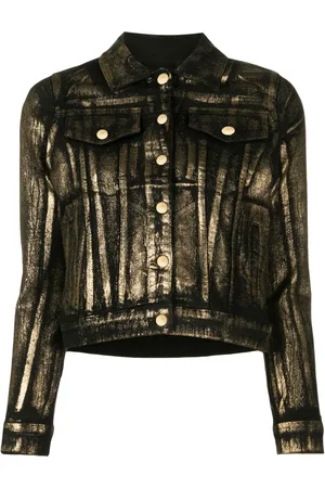 Madison.Maison Chaqueta vaquera con acabado brillante