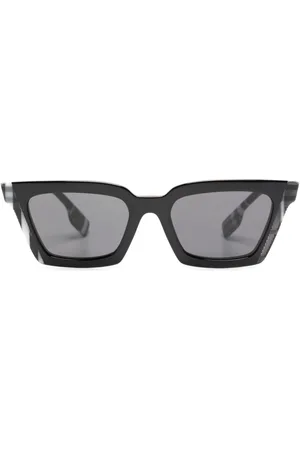 Burberry Gafas de sol con montura rectangular y logo