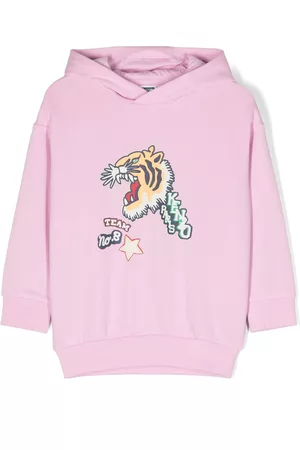 Kenzo Sudadera con capucha y motivo de tigre
