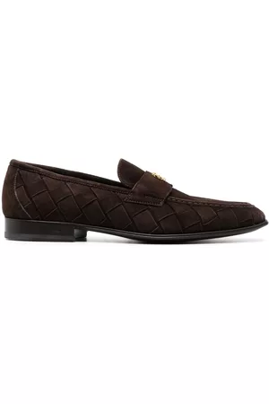 Roberto Cavalli Mocasines con placa del logo