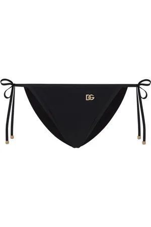 Dolce & Gabbana Bragas de bikini con placa del logo