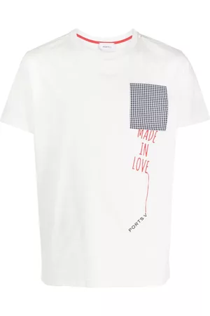 Ports V Camisa a cuadros con logo bordado